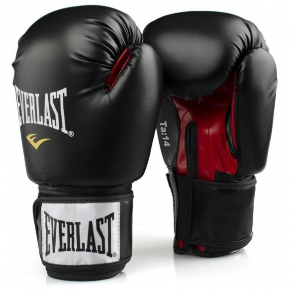 Everlast Leer Ergo Foam Bokshandschoen zwart 400062